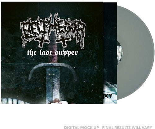 Belphegor - The Last Supper album cover and gray vinyl. 