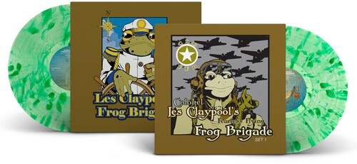 Les Claypool's Frog Brigade - Live Frogs album covers and green vinyls