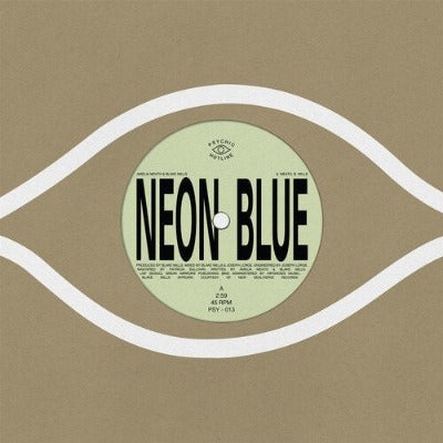 Amelia Meath, Blake Mills, & Sam Gendel Neon Blue 7 inch vinyl
