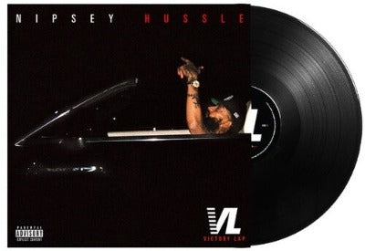 Nipsey Hussle Victory Lap Album Cover and black vinyl