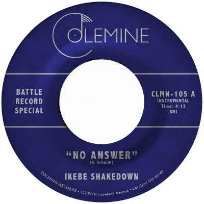 Ikebe Shakedown No Answer 7 inch vinyl