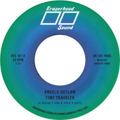 Angelo Outlaw Time Traveler 7 inch record 