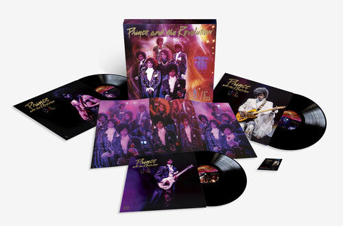 Prince & The Revolution - Live (3LP) album cover and black vinyl.