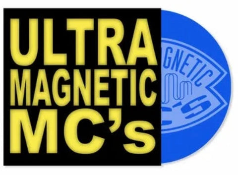 Ultramagnetic MCs Ultra Ultra/Silicon Bass Album Cover and Blue Vinyl